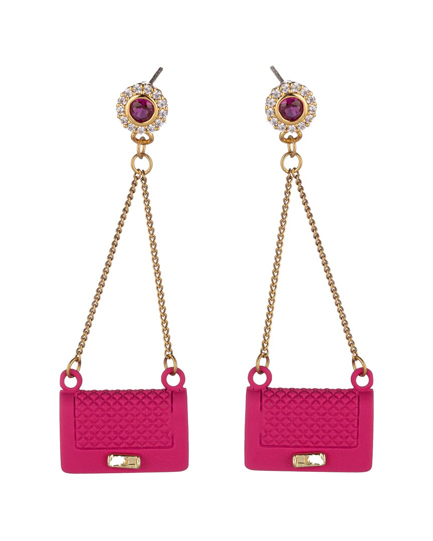 Eye Candy La Cz Purse Earrings