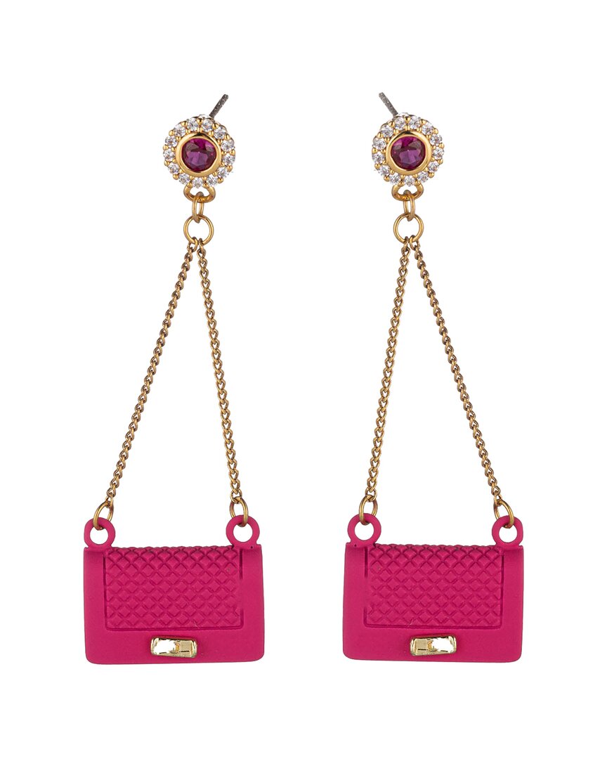 Eye Candy La Cz Purse Earrings