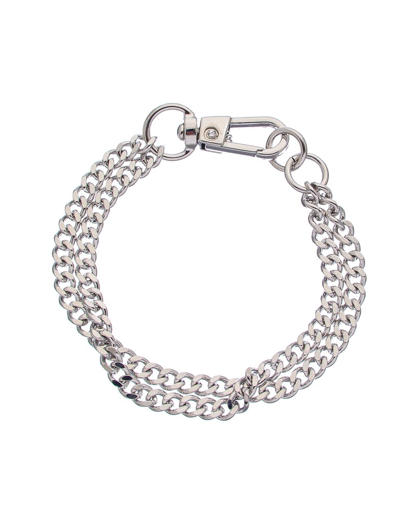 Juvell 18k Plated Cz Link Bracelet