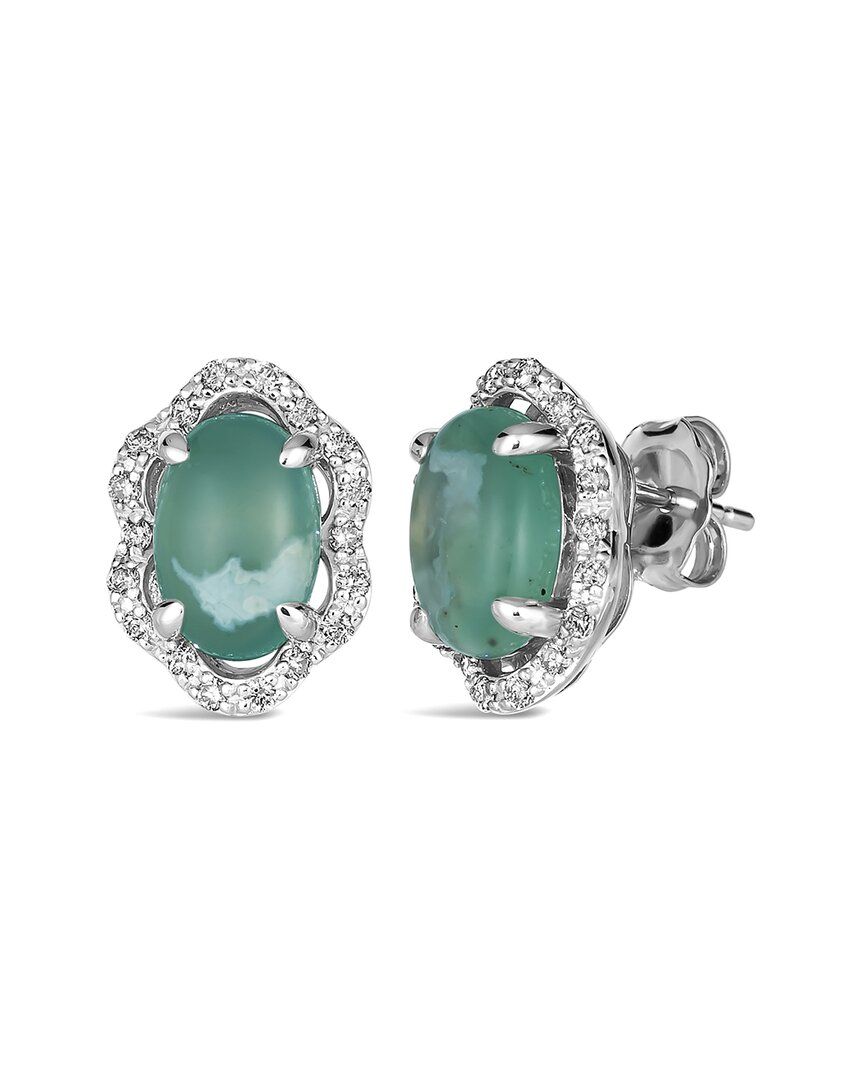 Le Vian 14k W/g Earr 0.28 Dia 2.20 Ac |e| In Multi