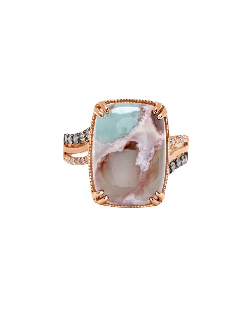 Le Vian 14k R/g Ring 0.35 Dia 12.00 Ac |e| In Multi