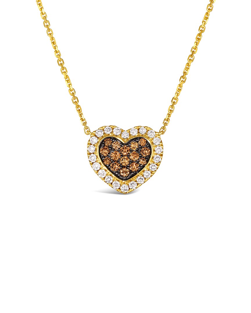 Le Vian 14k Y/g Adjn 0.64 Dia In Multi