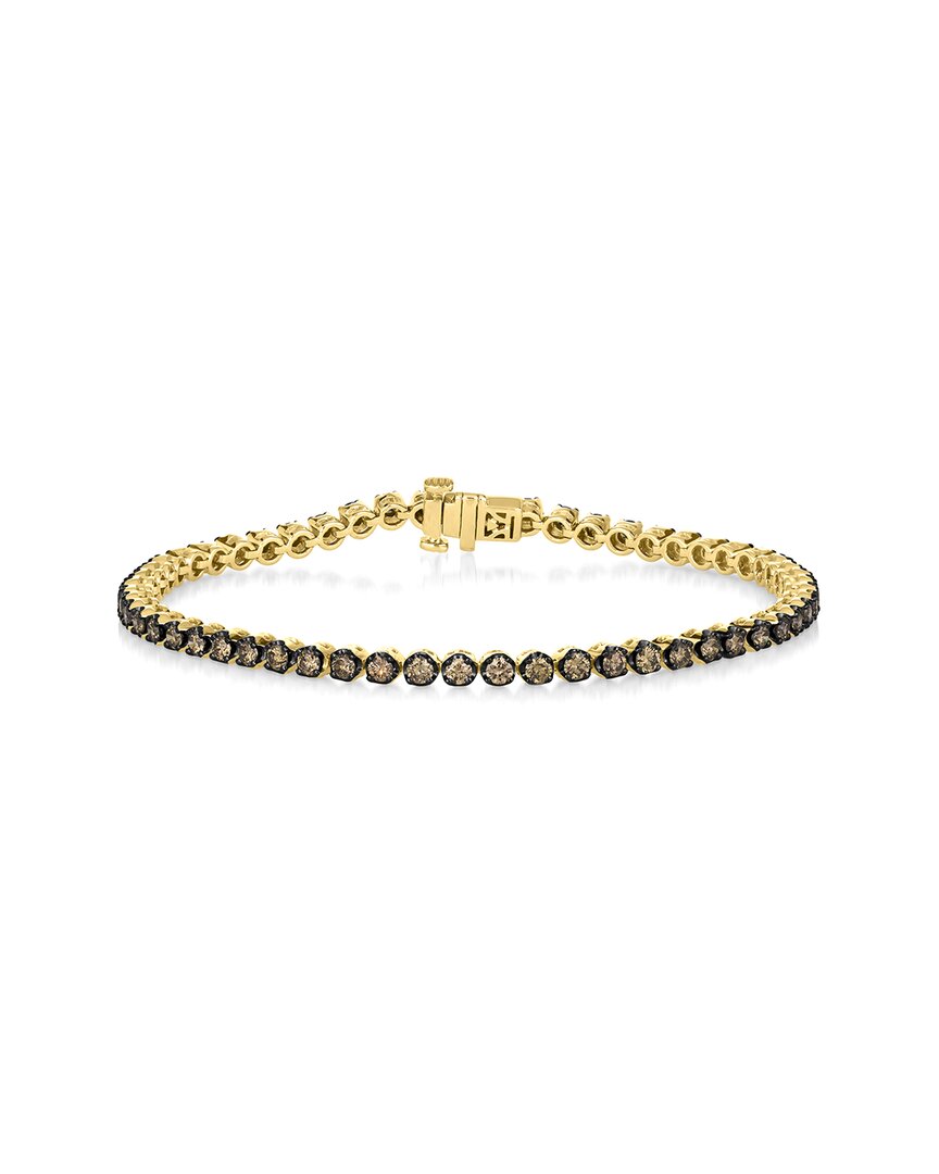 Le Vian 14k Y/g Brac 2.50 Dia In Gold