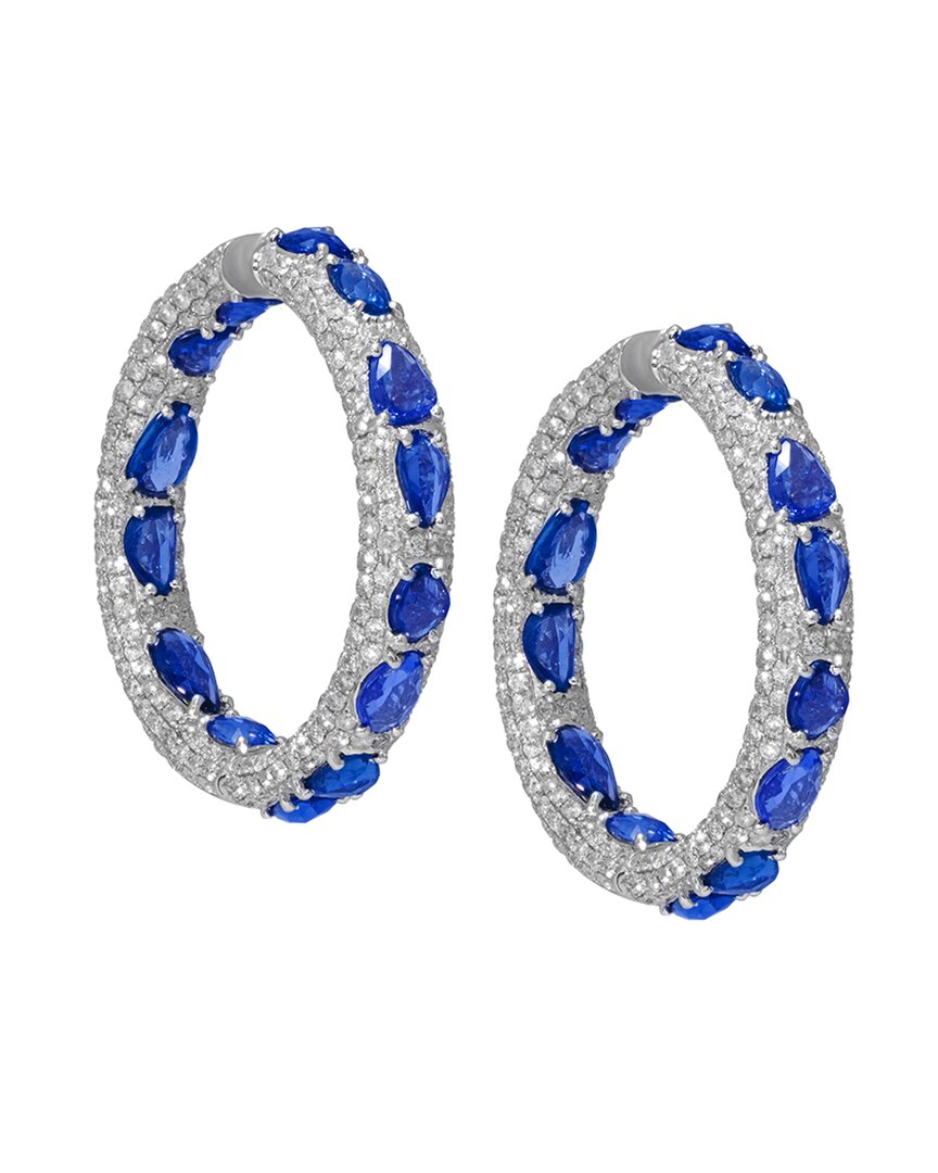 Diana M. Fine Jewelry 18k 32.00 Ct. Tw. Diamond Earrings