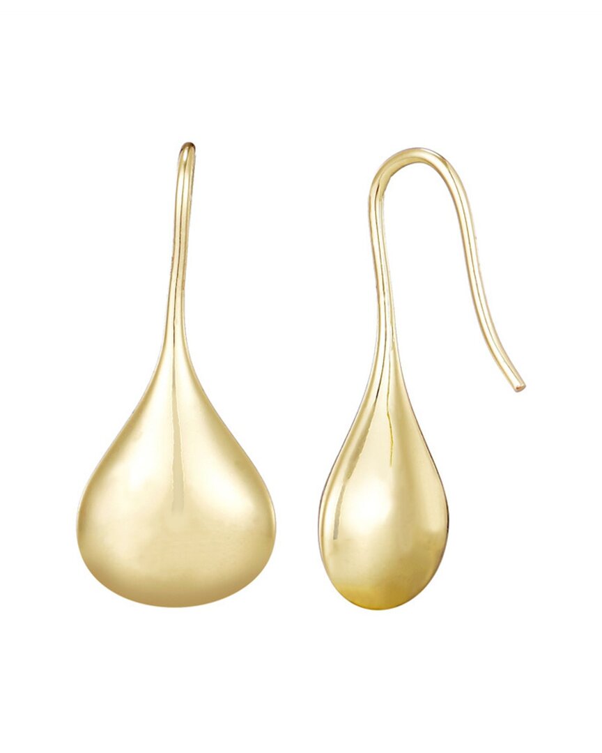 Adornia 14k Plated Rain Drop Wire Earrings In Gold