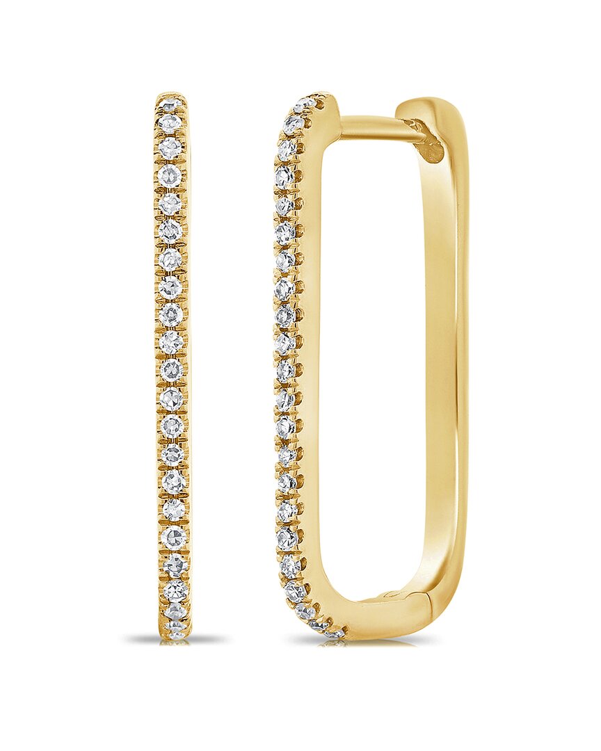 Sabrina Designs 14k 0.14 Ct. Tw. Diamond Hoops