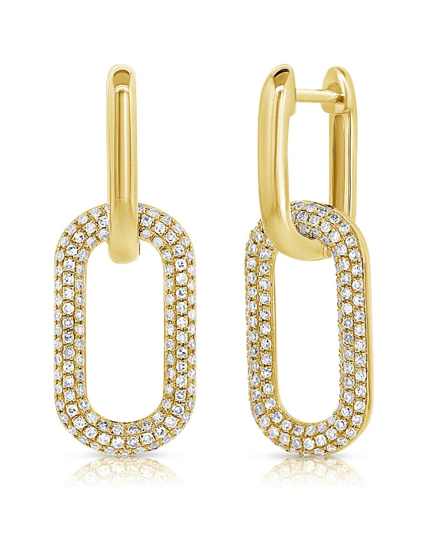 Sabrina Designs 14k 0.64 Ct. Tw. Link Earrings In Gold