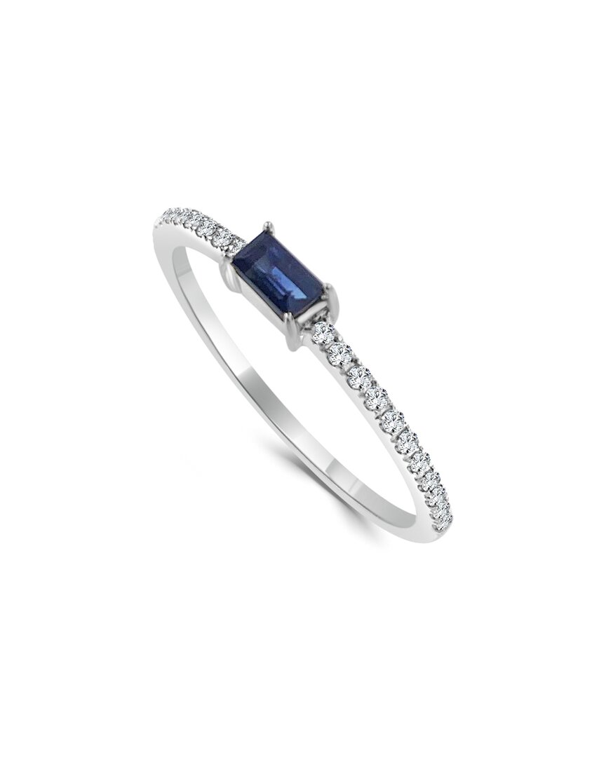 Sabrina Designs 14k 0.23 Ct. Tw. Diamond & Sapphire Ring In Gold