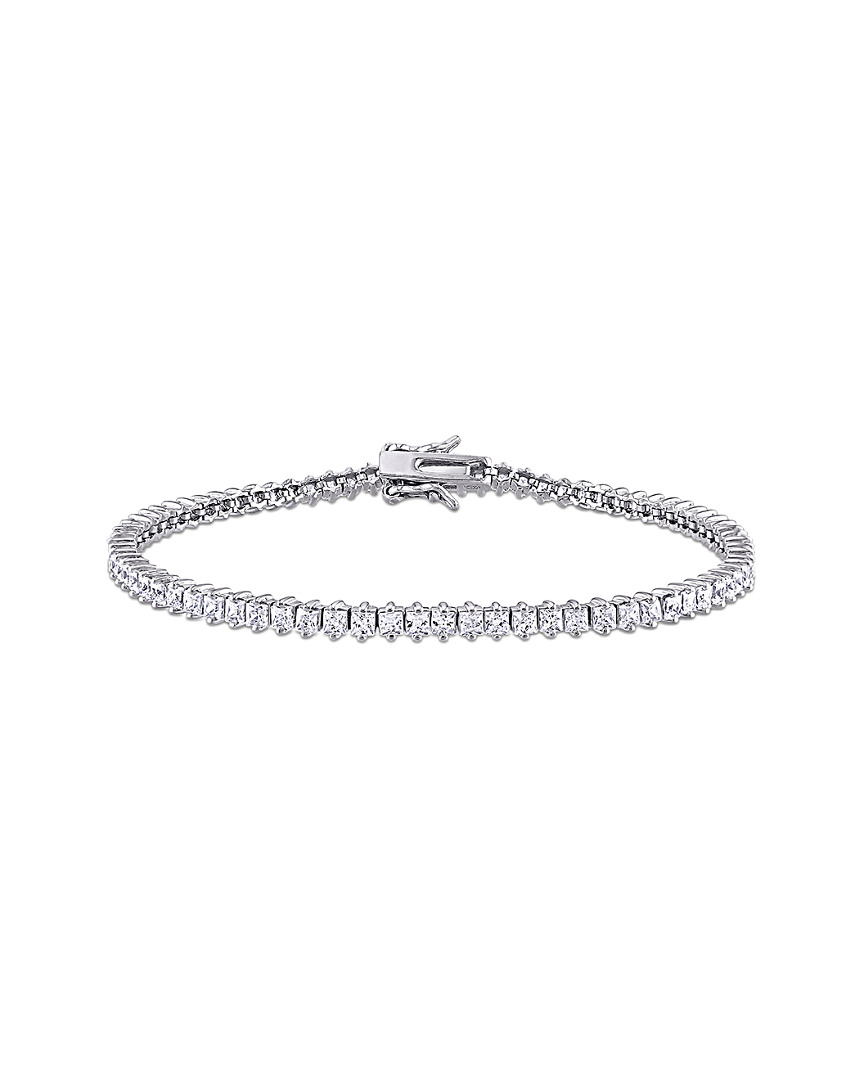 Diamond Select Cuts Silver Cz Tennis Bracelet