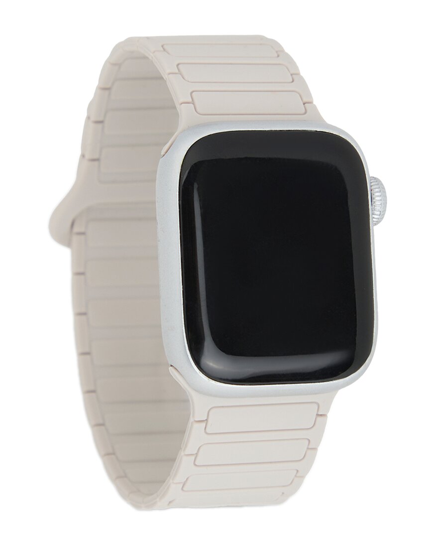 Saachi Magnetic Hook Apple Watch Band In White