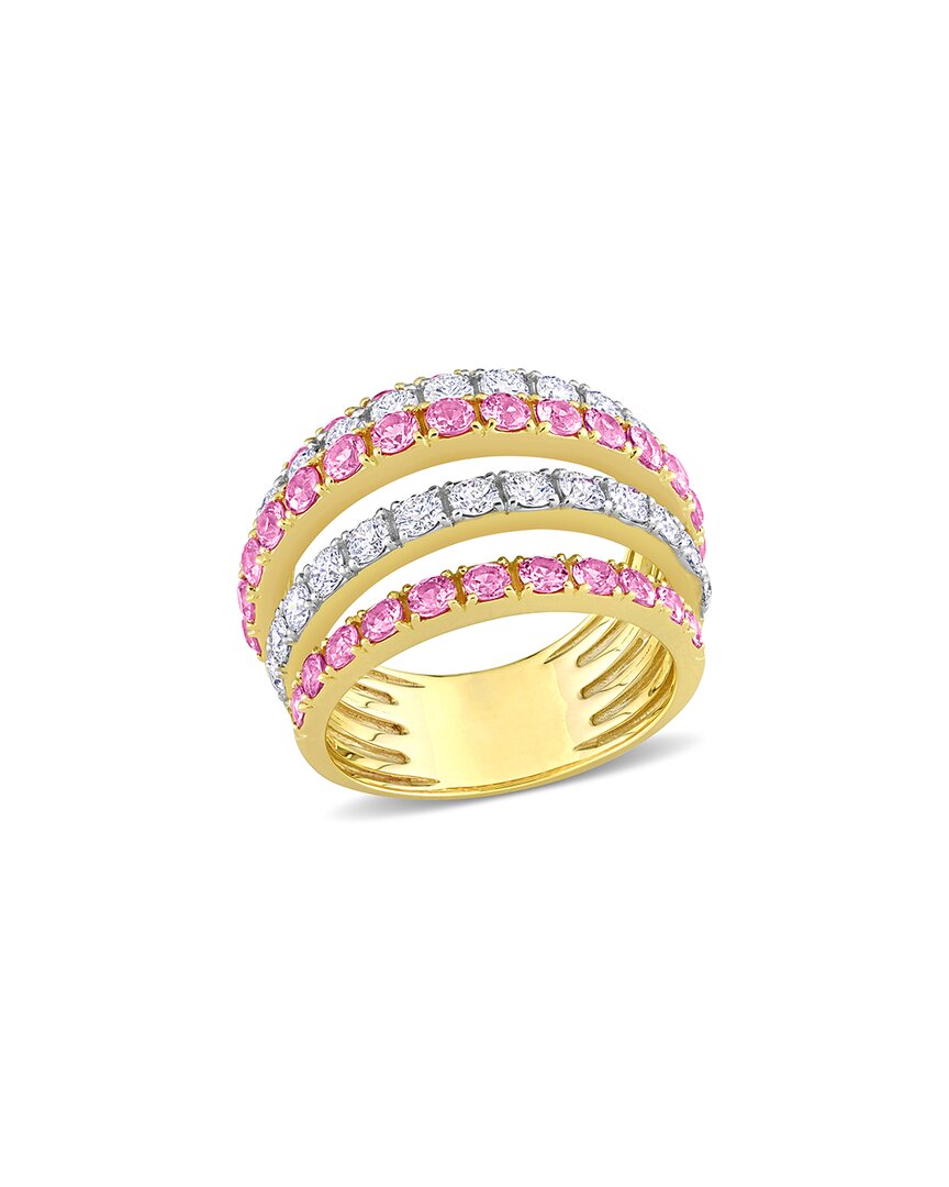 Rina Limor 14k 2.10 Ct. Tw. Pink Sapphire Ring