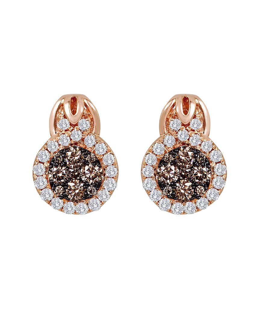 Le Vian 14k Strawberry Gold 1.40 Ct. Tw. Diamond Earrings