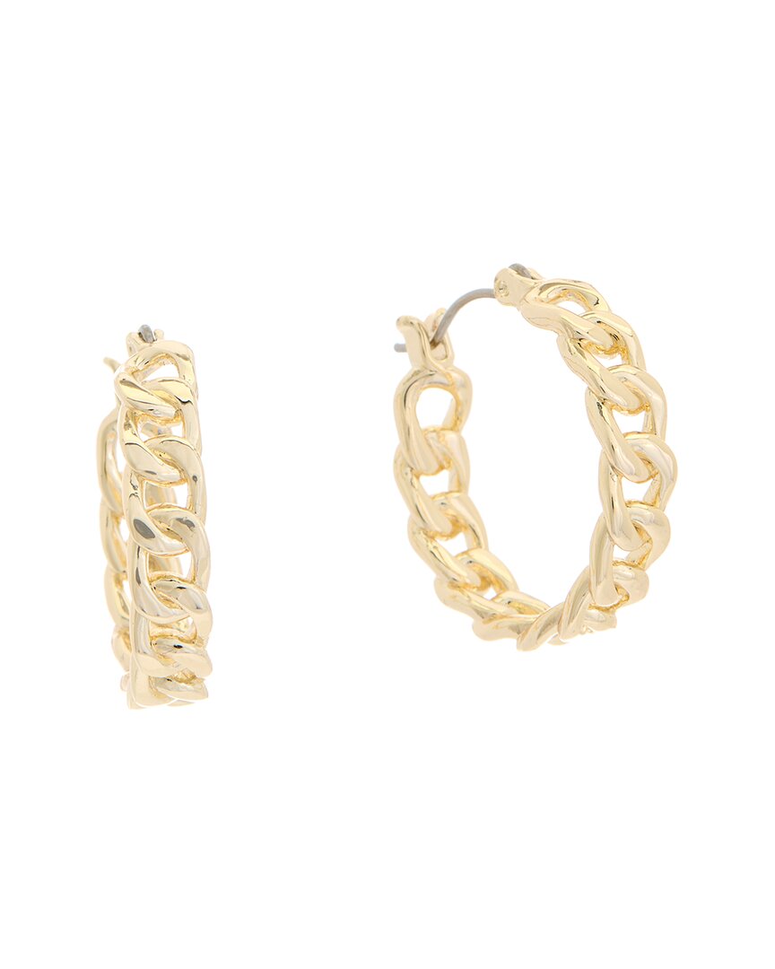 Juvell Curb Chain Hoop Earrings