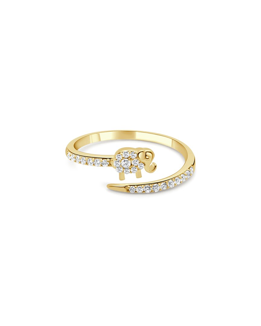 Sabrina Designs 14k 0.19 Ct. Tw. Diamond Elephant Crossover Ring In Gold