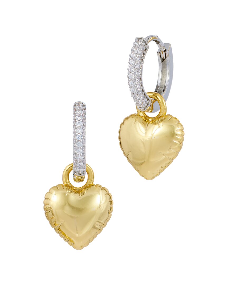 Savvy Cie 18k Plated Interchangeable Hoops