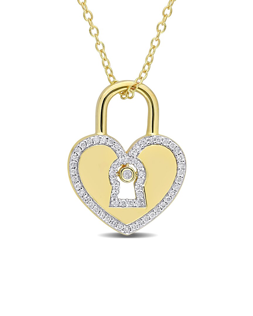 RINA LIMOR RINA LIMOR SILVER 0.19 CT. TW. DIAMOND NECKLACE