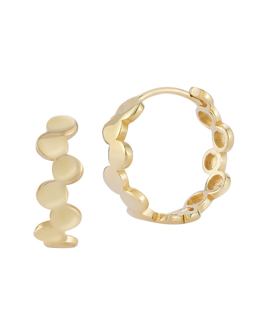 Ember Fine Jewelry 14K Bubble Huggie Earrings