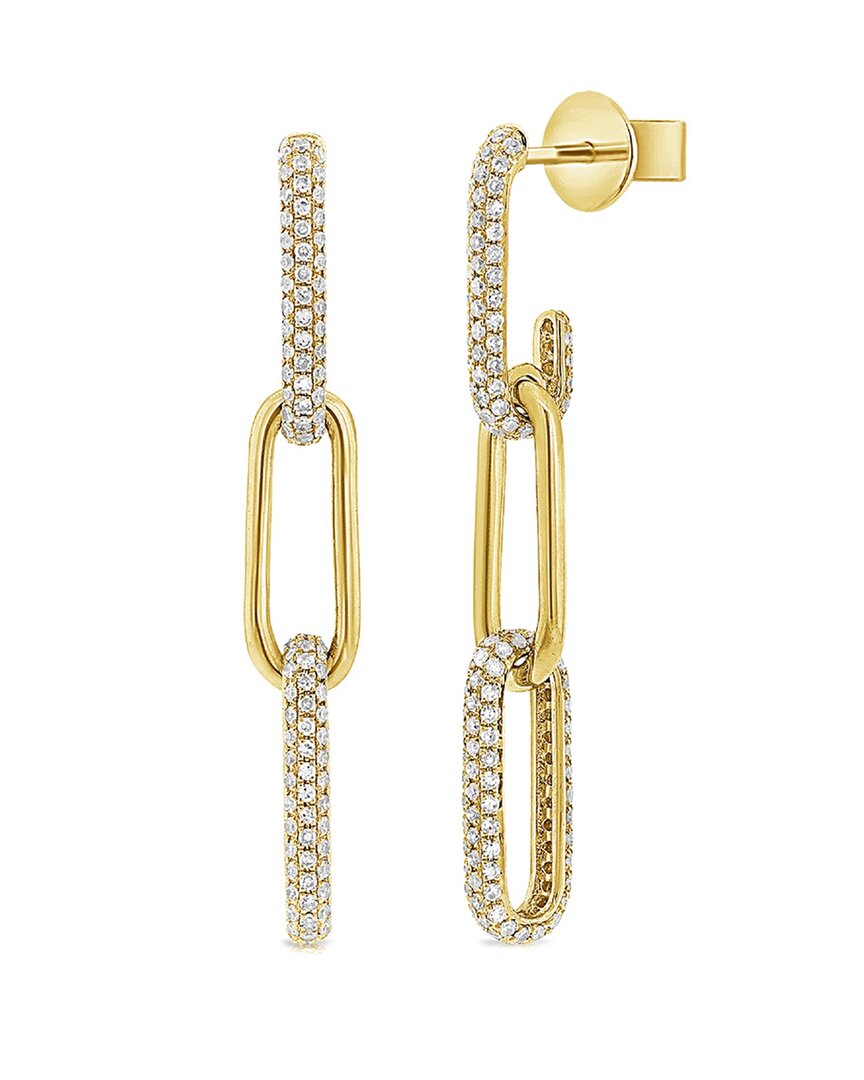 Sabrina Designs 14k 0.40 Ct. Tw. Diamond Link Earrings