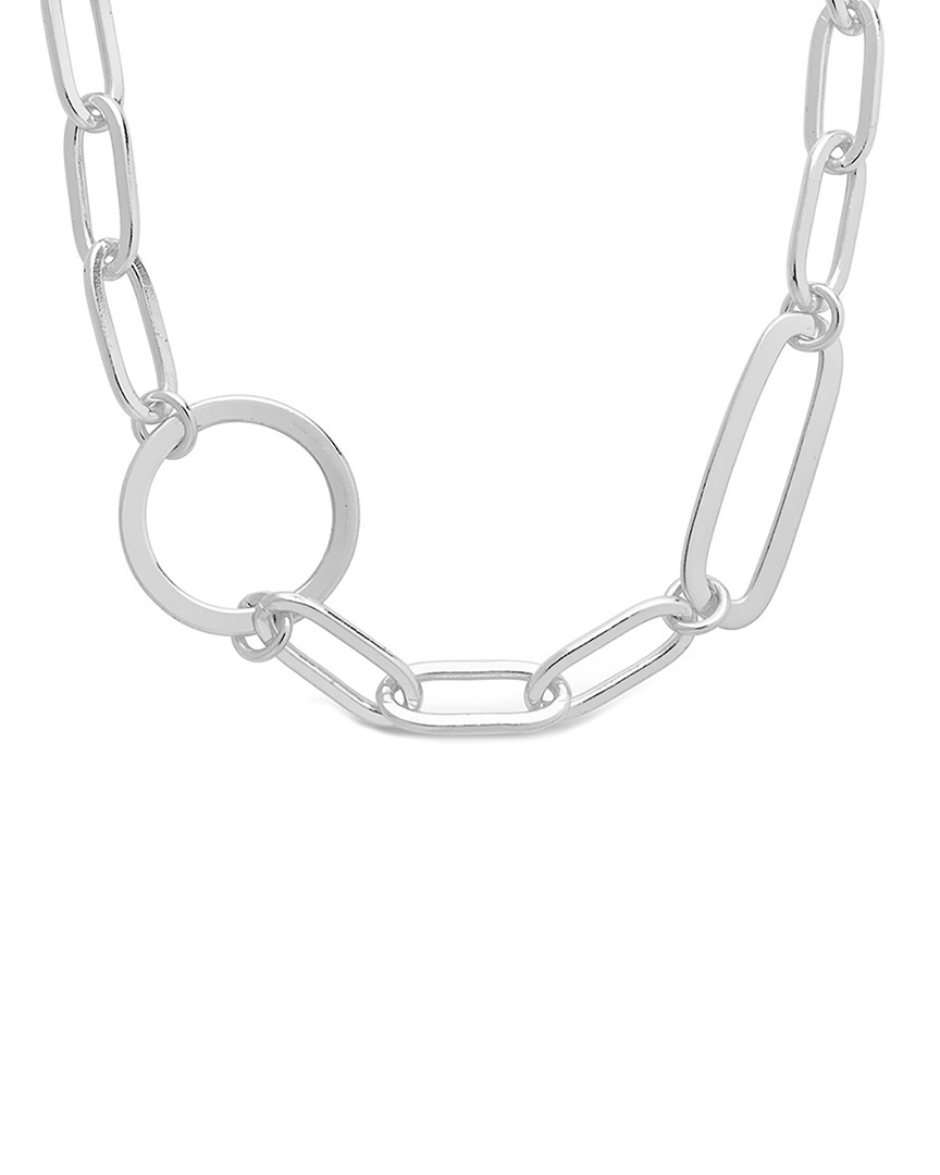 Sterling Forever Rhodium Plated Multi Linked Necklace