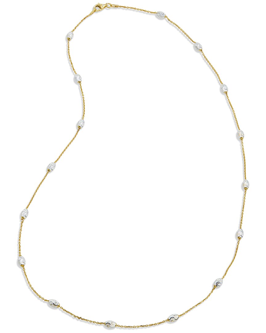 Savvy Cie 18k Plated Necklace In Gold
