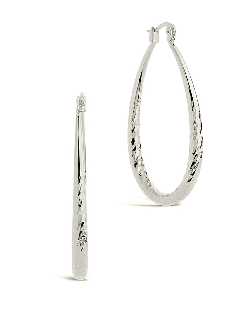 Sterling Forever Lara Tube Hoops