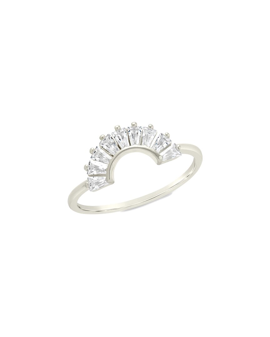 Sterling Forever Cz Dawn Stacking Ring