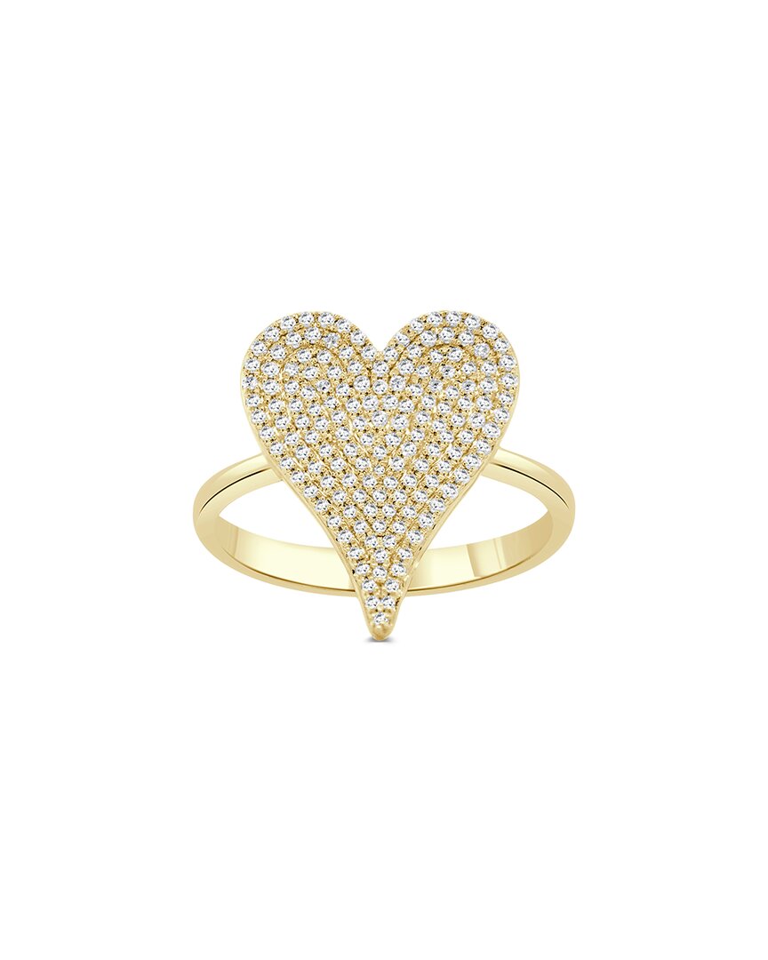 Sabrina Designs 14k 0.33 Ct. Tw. Diamond Pave Heart Ring In Gold