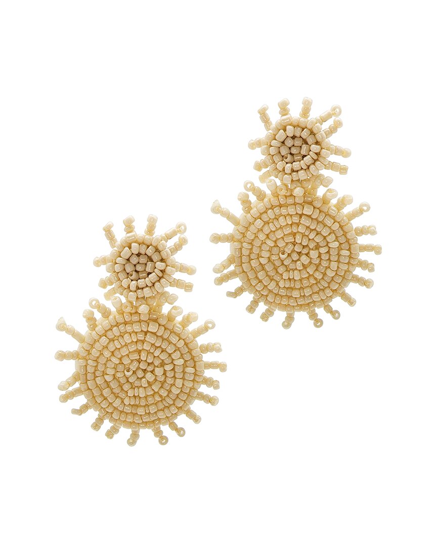 Adornia Rhodium Plated Statement Earrings In Gold