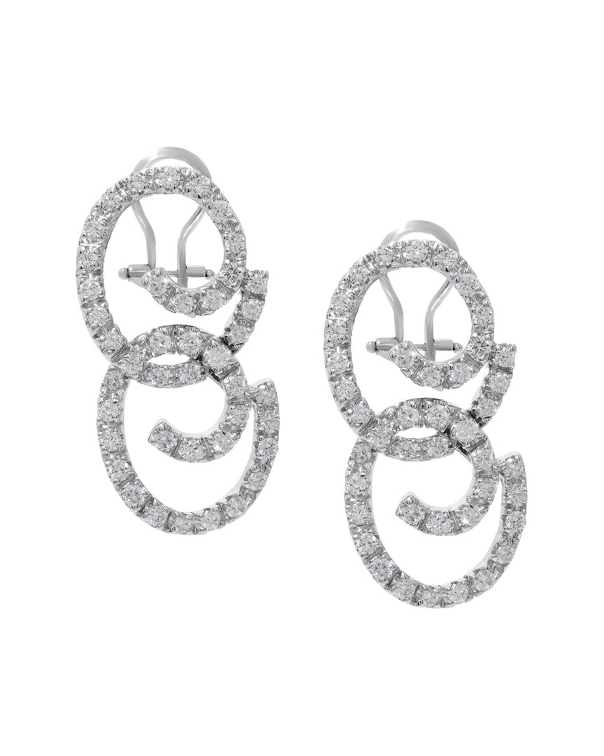 Shop Diana M. Fine Jewelry 18k 2.00 Ct. Tw. Diamond Earrings