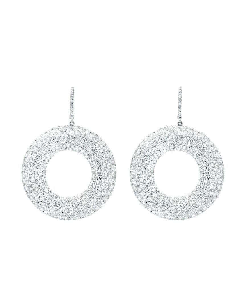 Diana M. Fine Jewelry 18K 16.38 ct. tw. Diamond Earrings