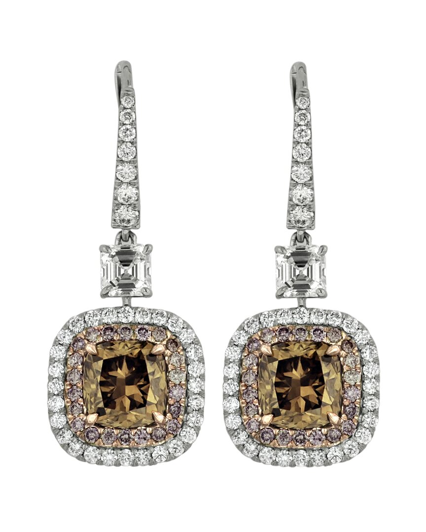Diana M. Fine Jewelry 18K 4.9 ct. tw. Diamond Earrings