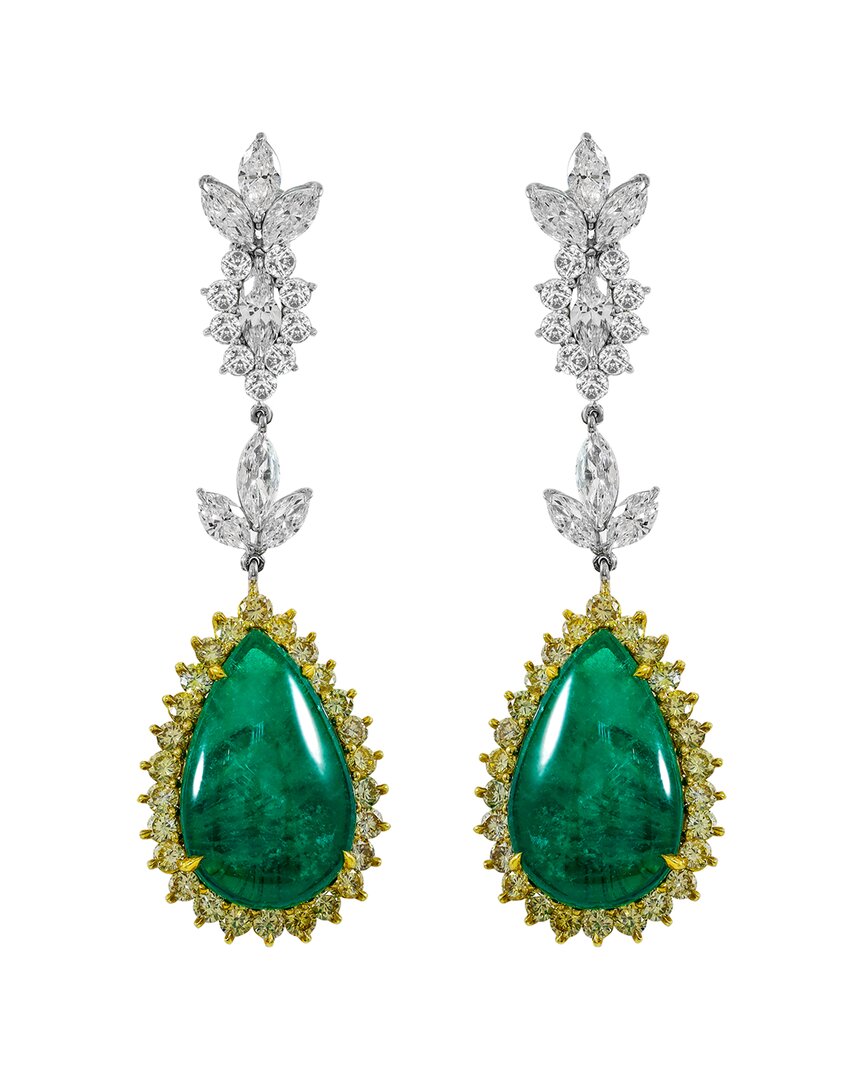 Diana M. Fine Jewelry 18K 7.60 ct. tw. Diamond Earrings