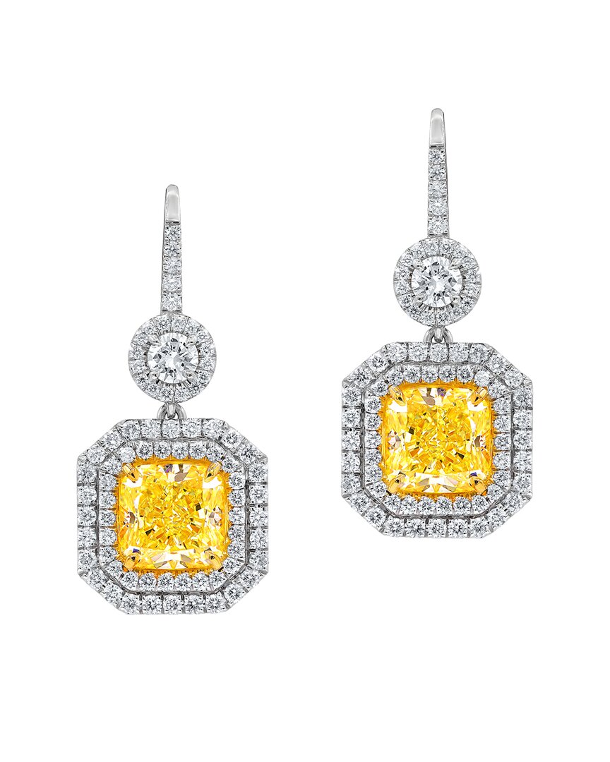 Diana M. Fine Jewelry 18K 5.63 ct. tw. Diamond Earrings