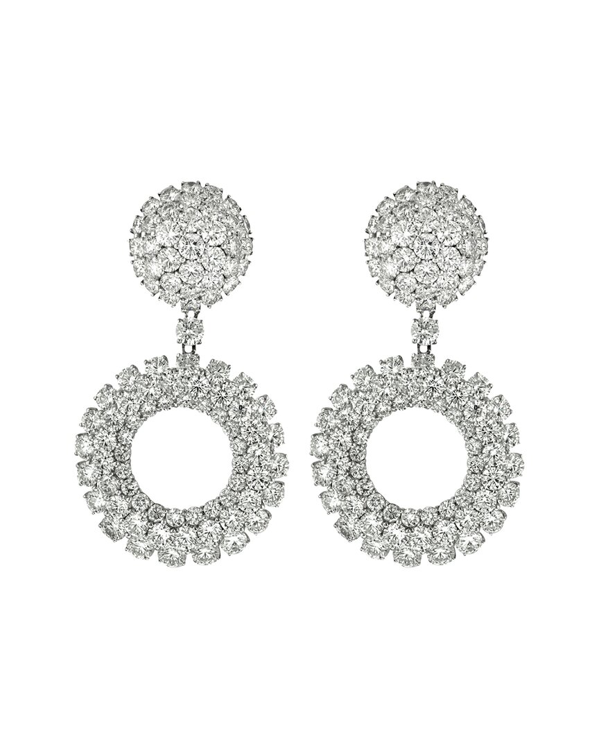 Diana M. Fine Jewelry 18k 37.00 Ct. Tw. Diamond Earrings