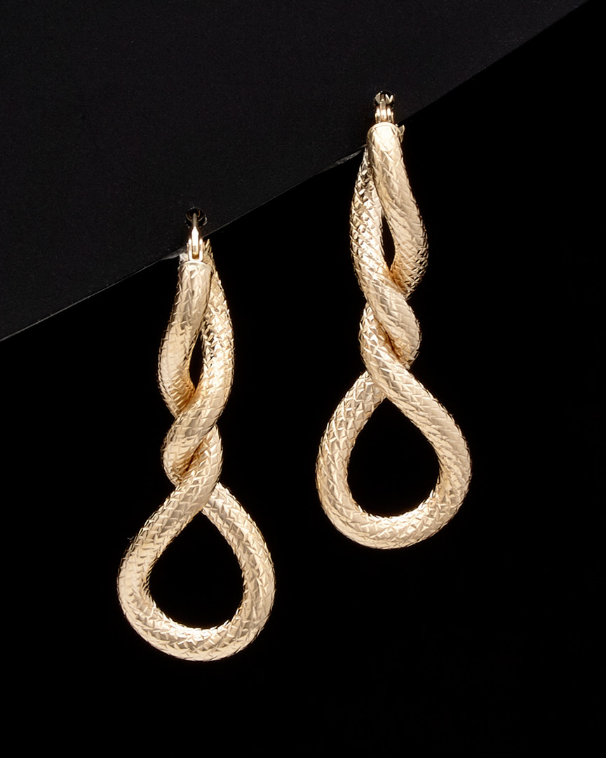 Italian Gold Drop Earrings