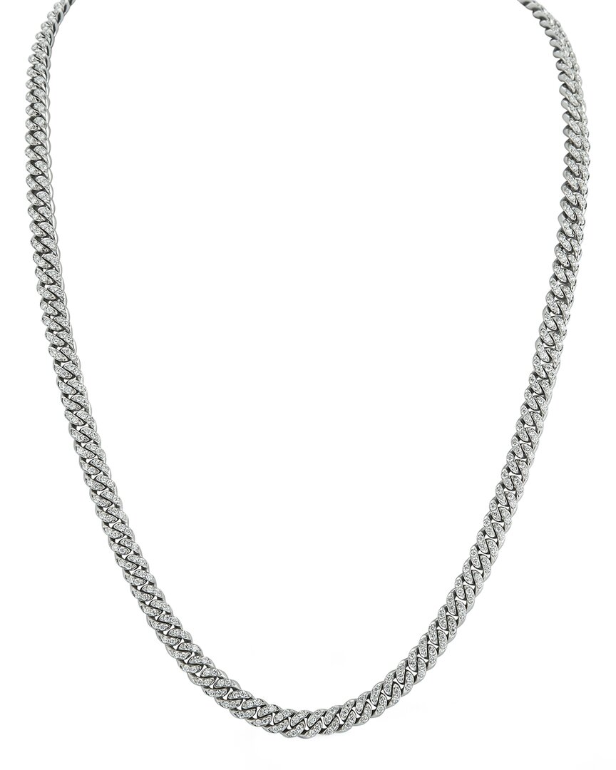 Nephora 14k 3.38 Ct. Tw. Diamond Cuban Link Necklace