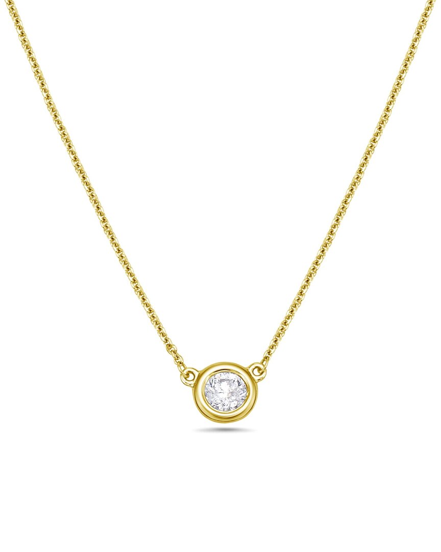 Forever Creations Signature Forever Creations 14k 0.40 Ct. Tw. Diamond Solitaire Necklace