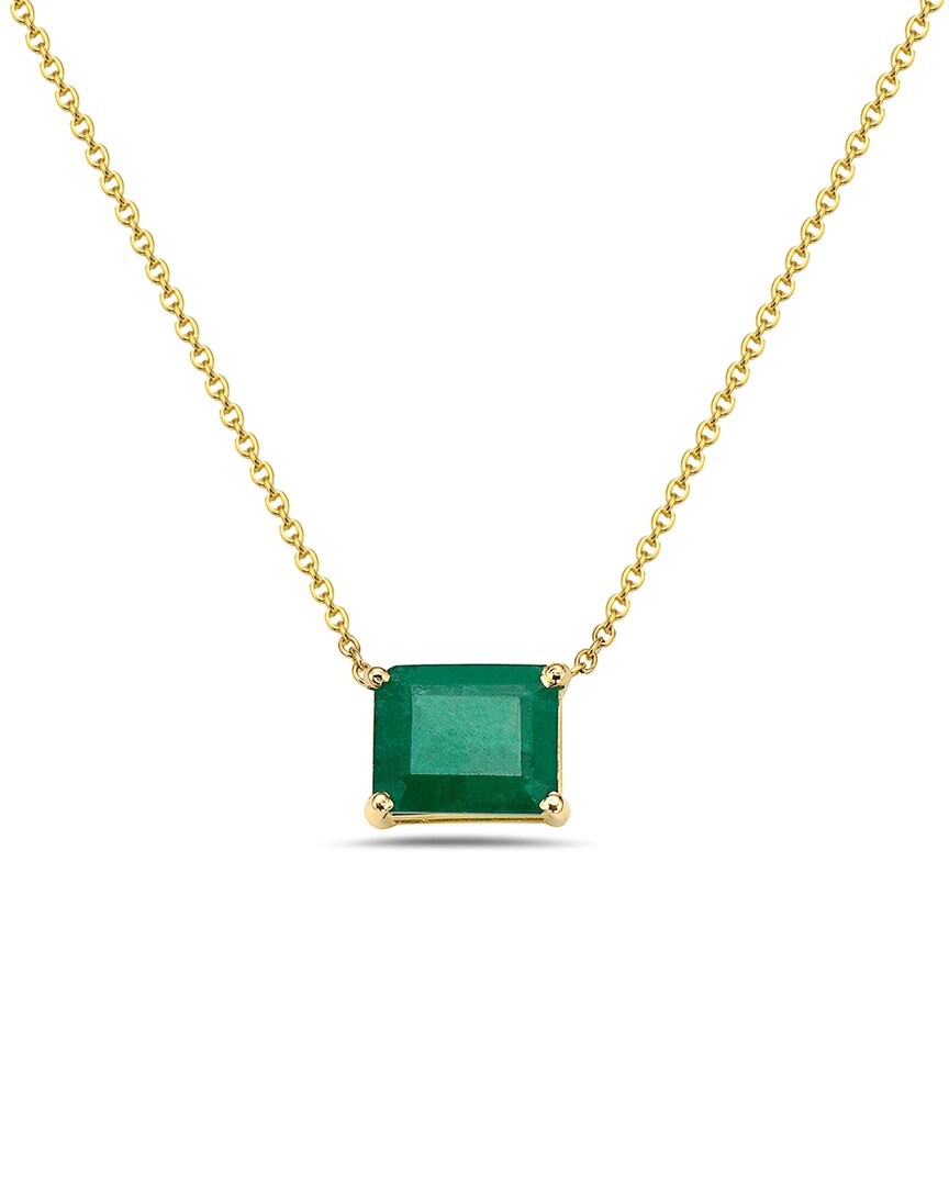 Forever Creations Signature Forever Creations 14k 1.50 Ct. Tw. Emerald Necklace