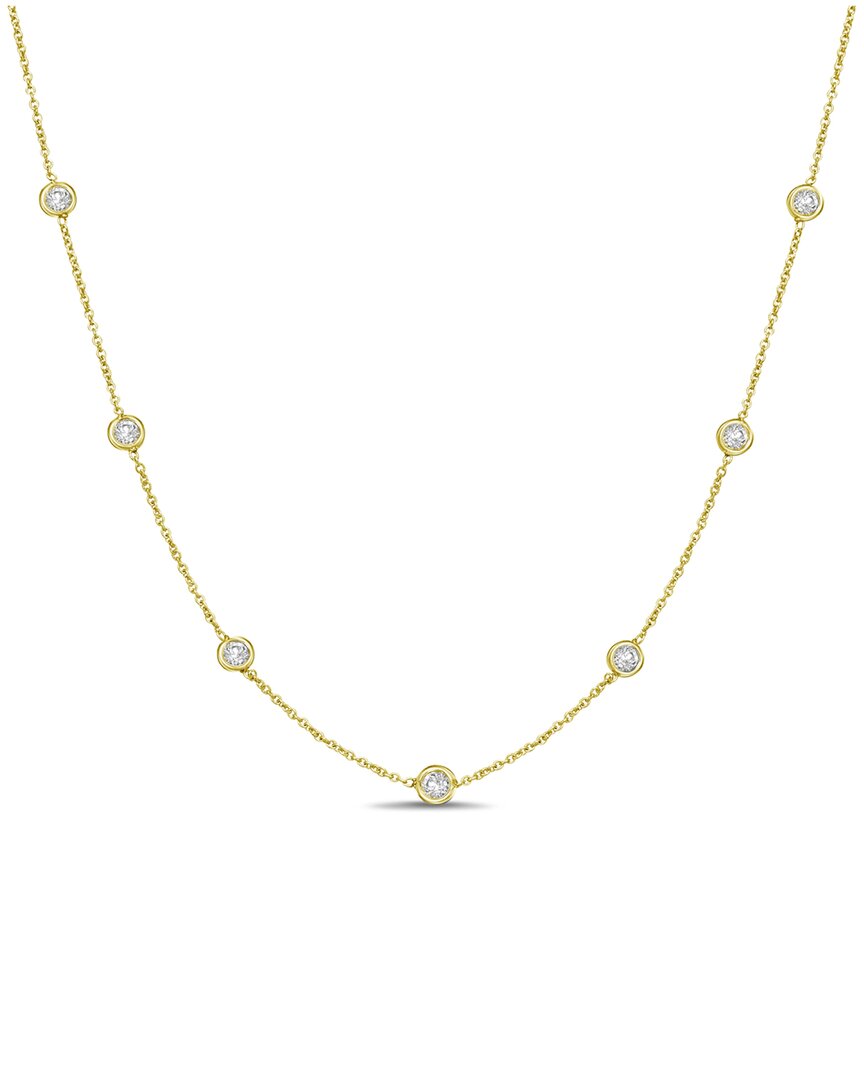 Forever Creations Signature Forever Creations 14k 1.00 Ct. Tw. Diamond By The Yard Necklace
