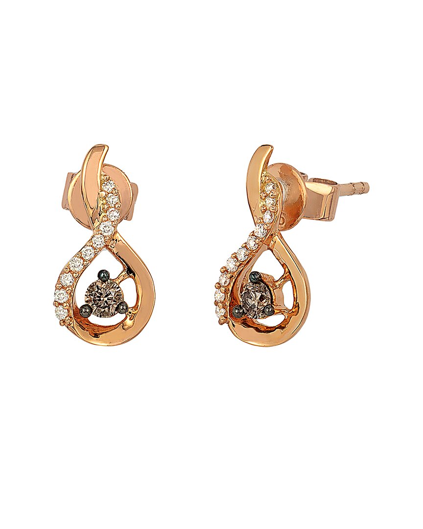 Le Vian 14k Rose Gold 0.21 Ct. Tw. Diamond Earrings