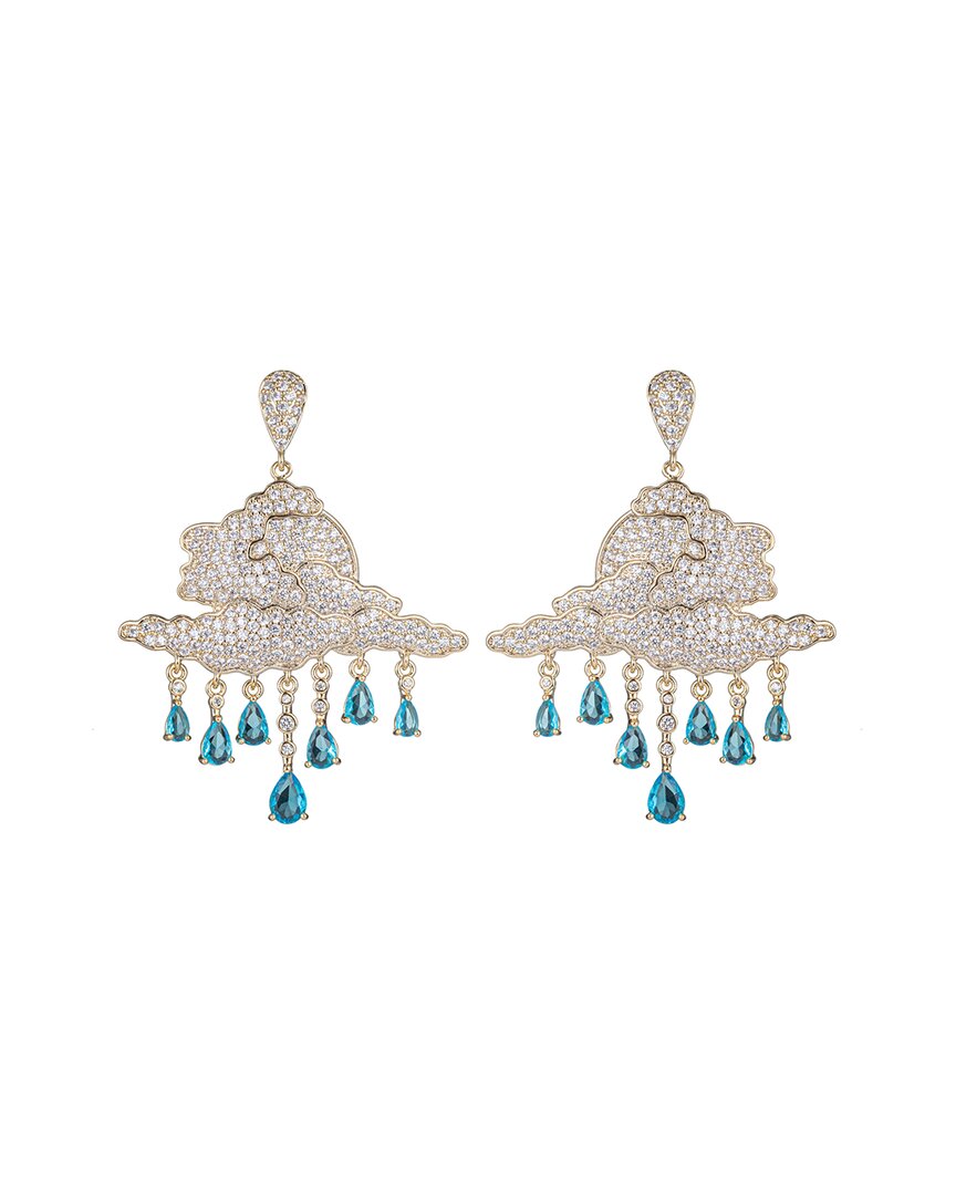 Eye Candy La Cz Emma Rain Cloud Drop Earrings