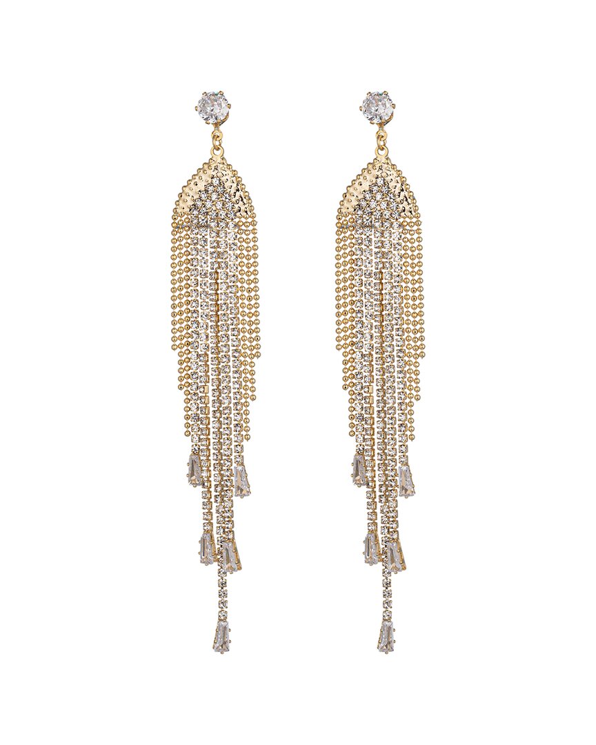 Eye Candy La Celeste Fringe Drop Earrings