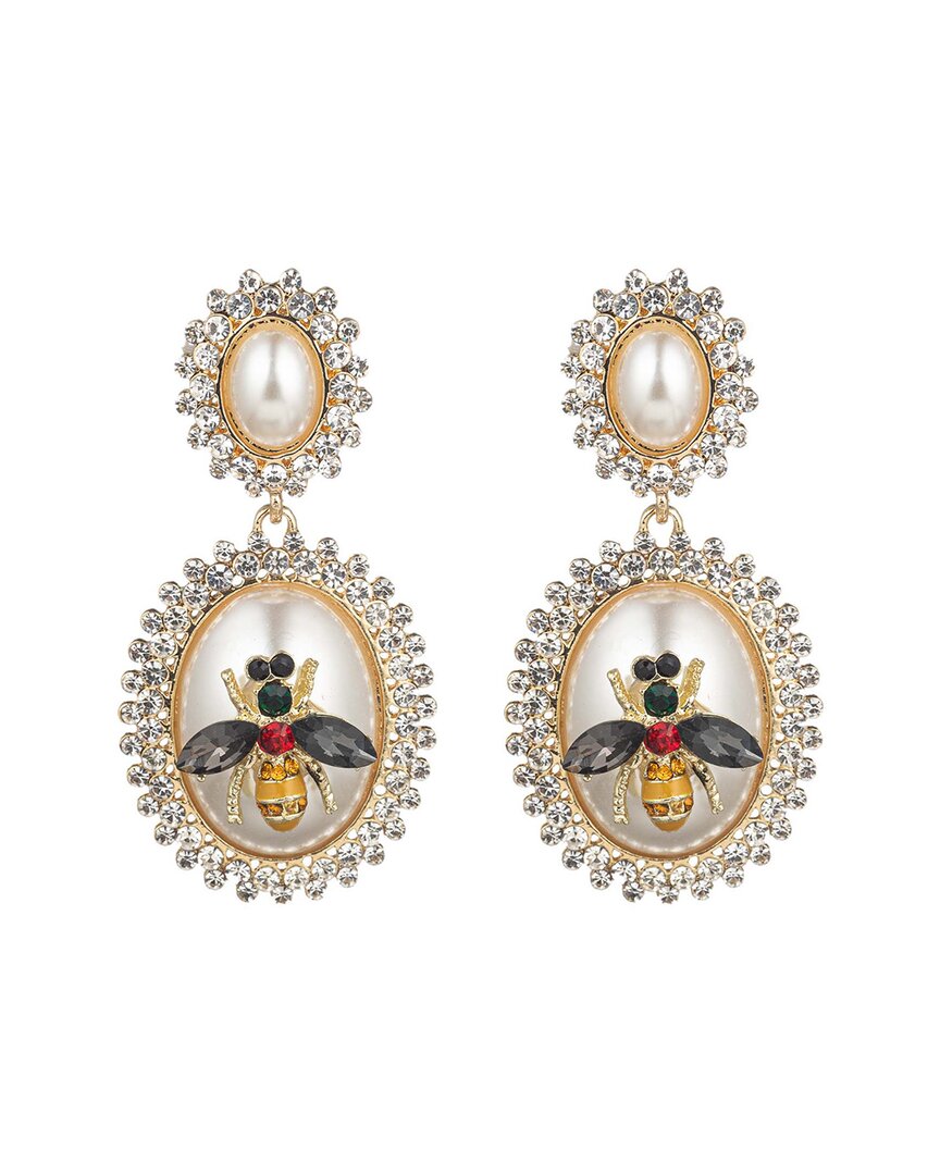 Eye Candy La Sloan Bee Drop Earrings