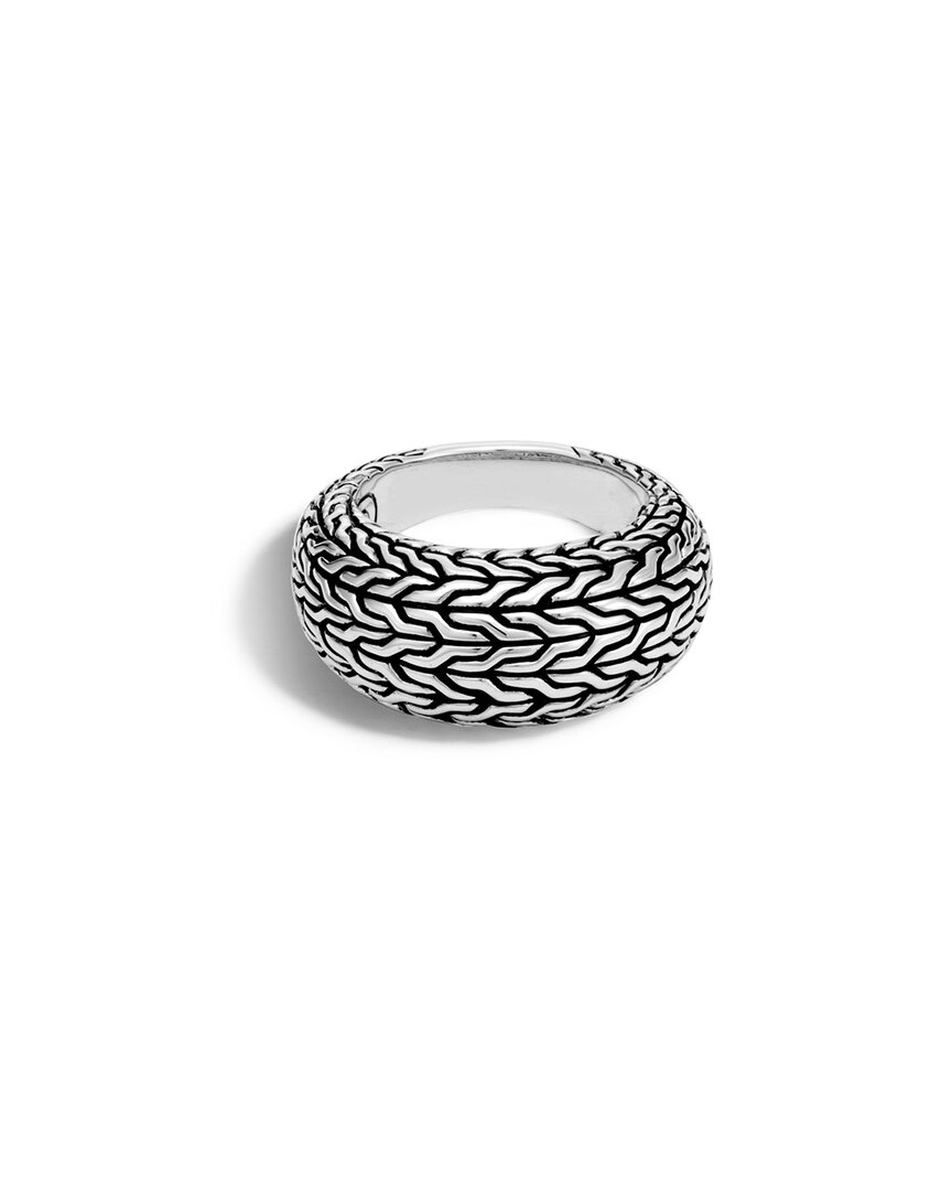 John Hardy Classic Chain Silver Graduated Dome Ring