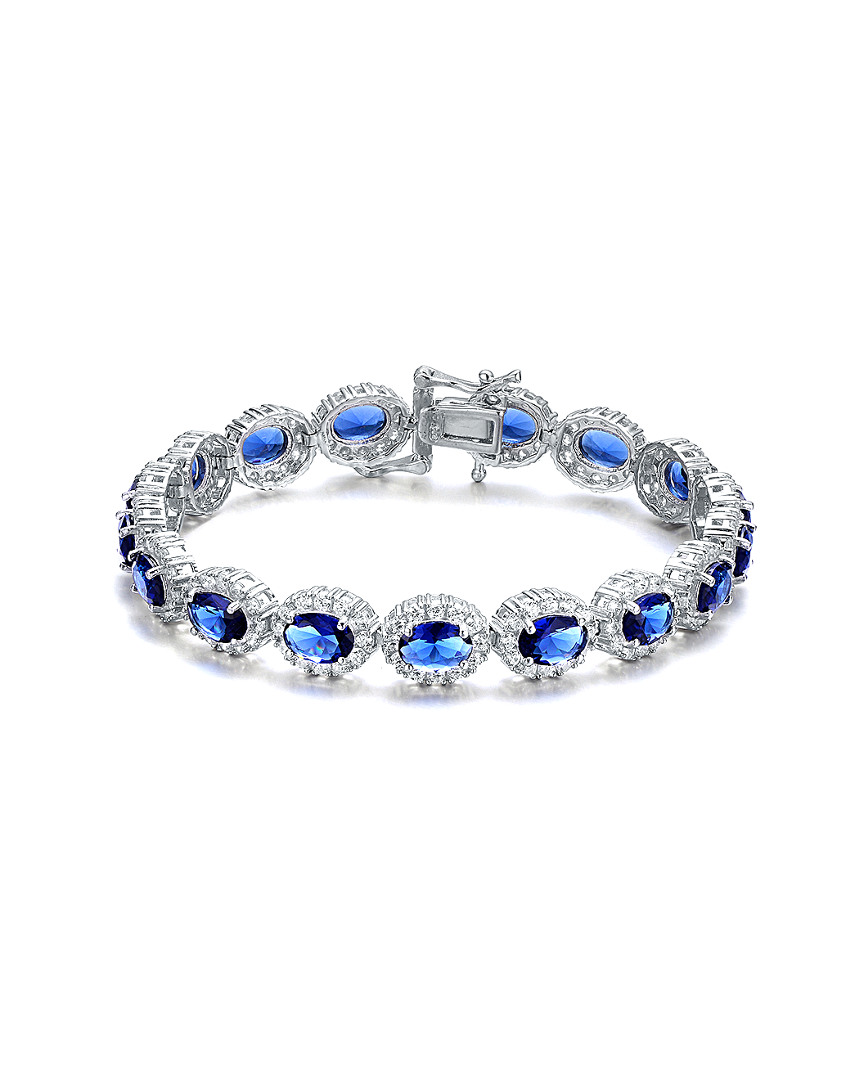 Genevive Silver Cz Bracelet