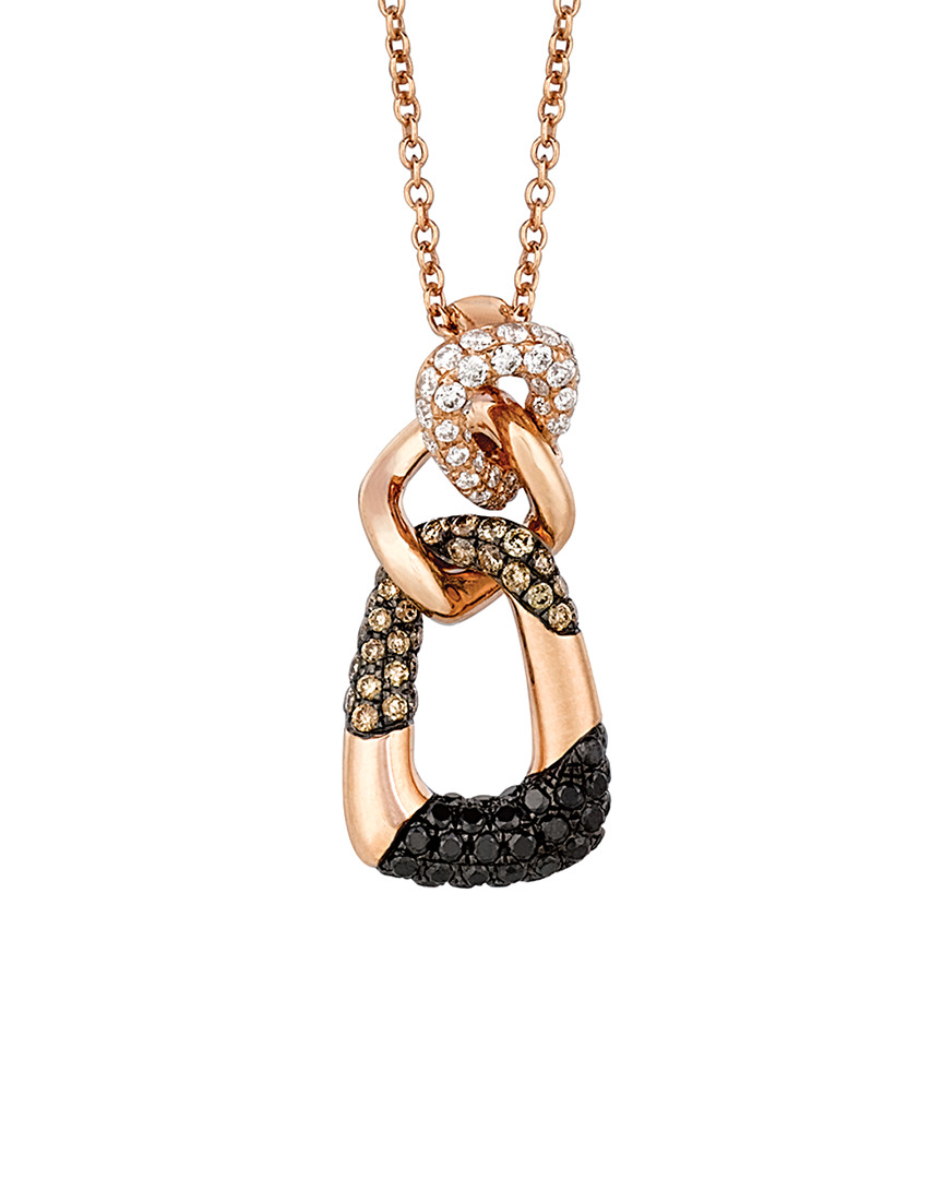 Le Vian Exotics 14k Rose Gold 0.56 Ct. Tw. Diamond Necklace