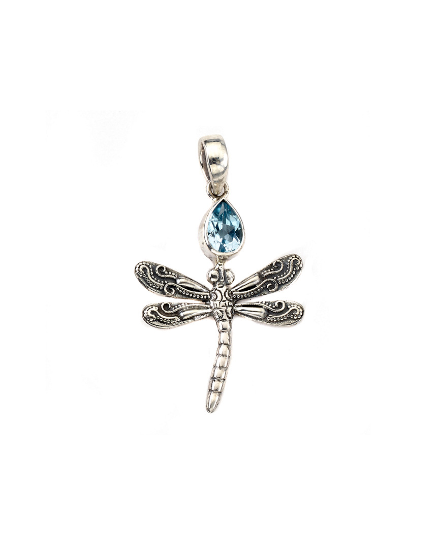 Image of Samuel B. Silver . ct. tw. Blue Topaz Enhancer