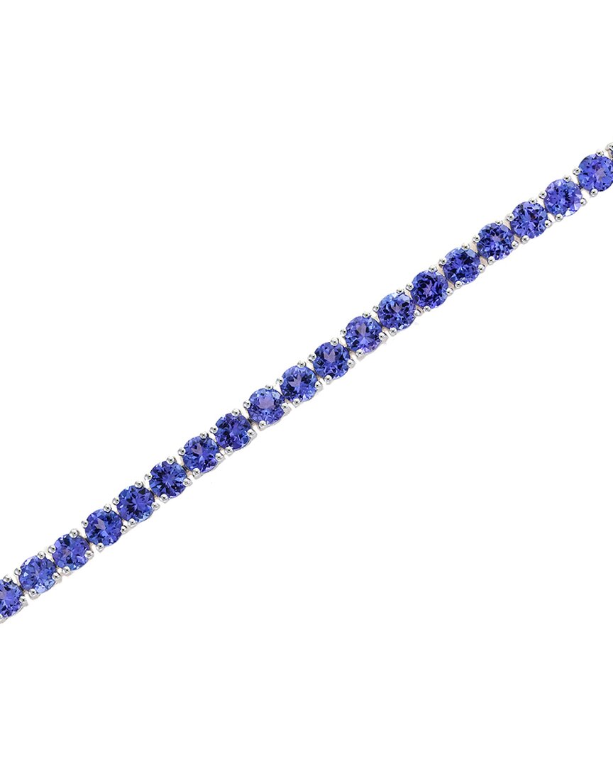 Effy Fine Jewelry Silver 15.60 Ct. Tw. Tanzanite Bracelet In Metallic