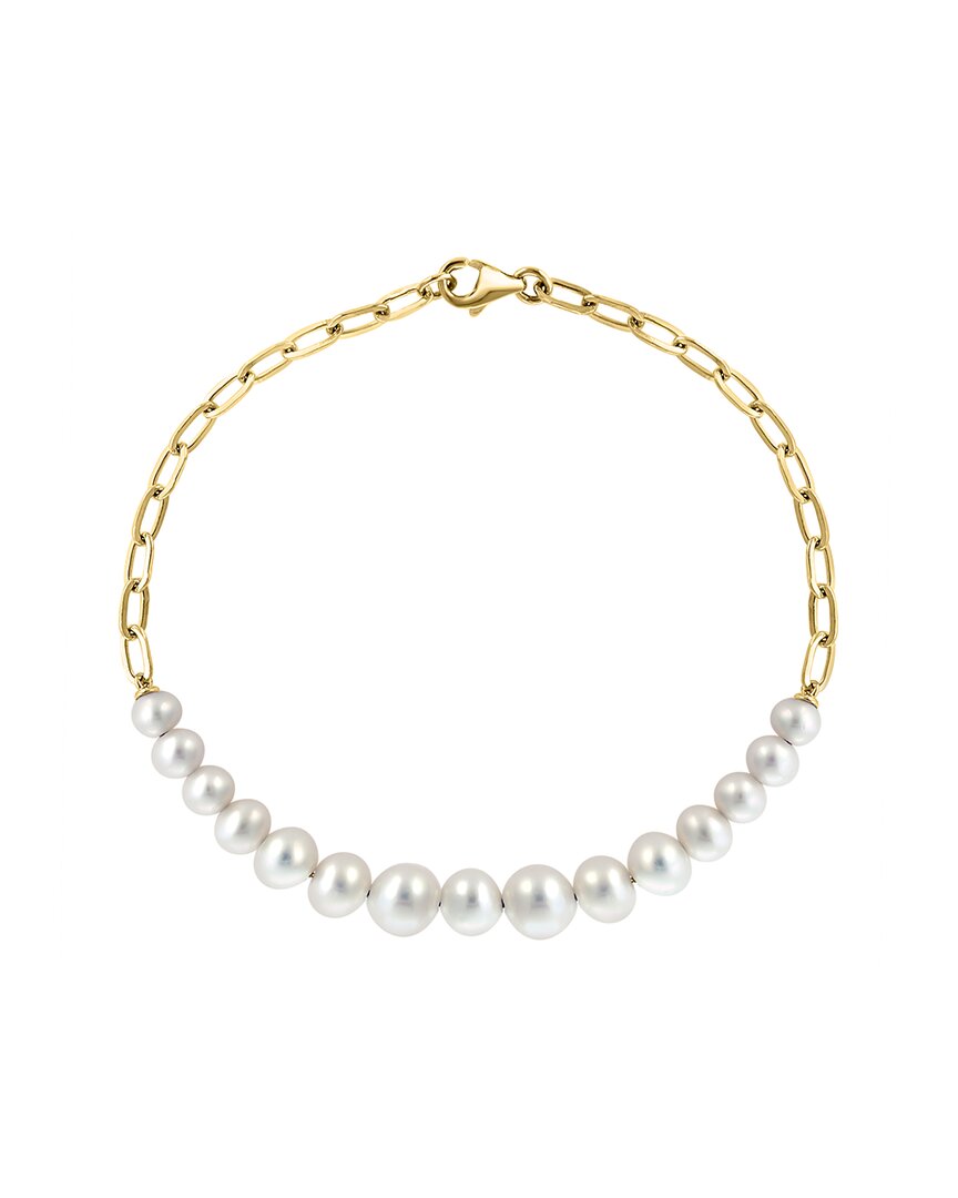 Effy Fine Jewelry 14k 4-.5mm Pearl Bracelet In Gold