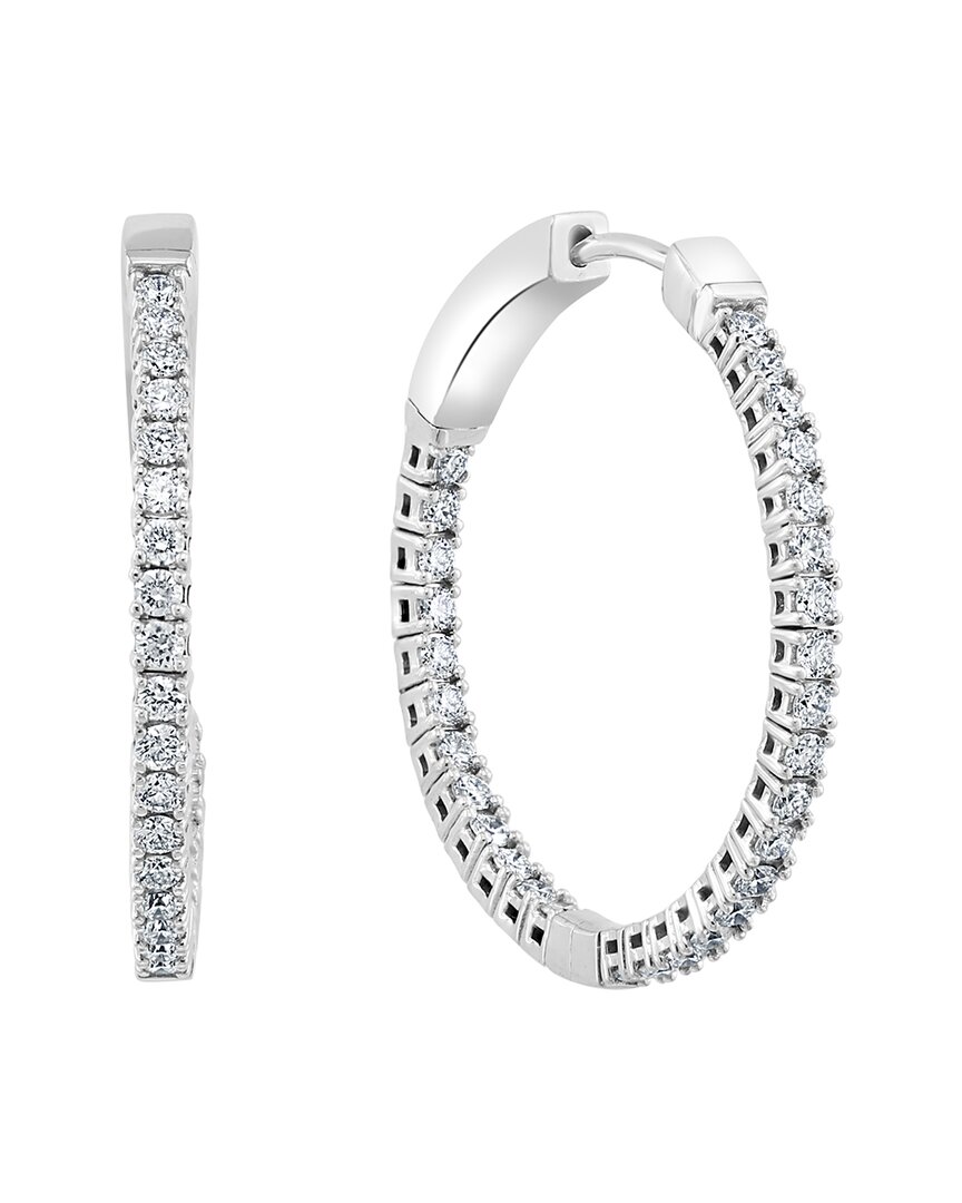 Effy Fine Jewelry 14k 1.12 Ct. Tw. Diamond Earrings In Gray